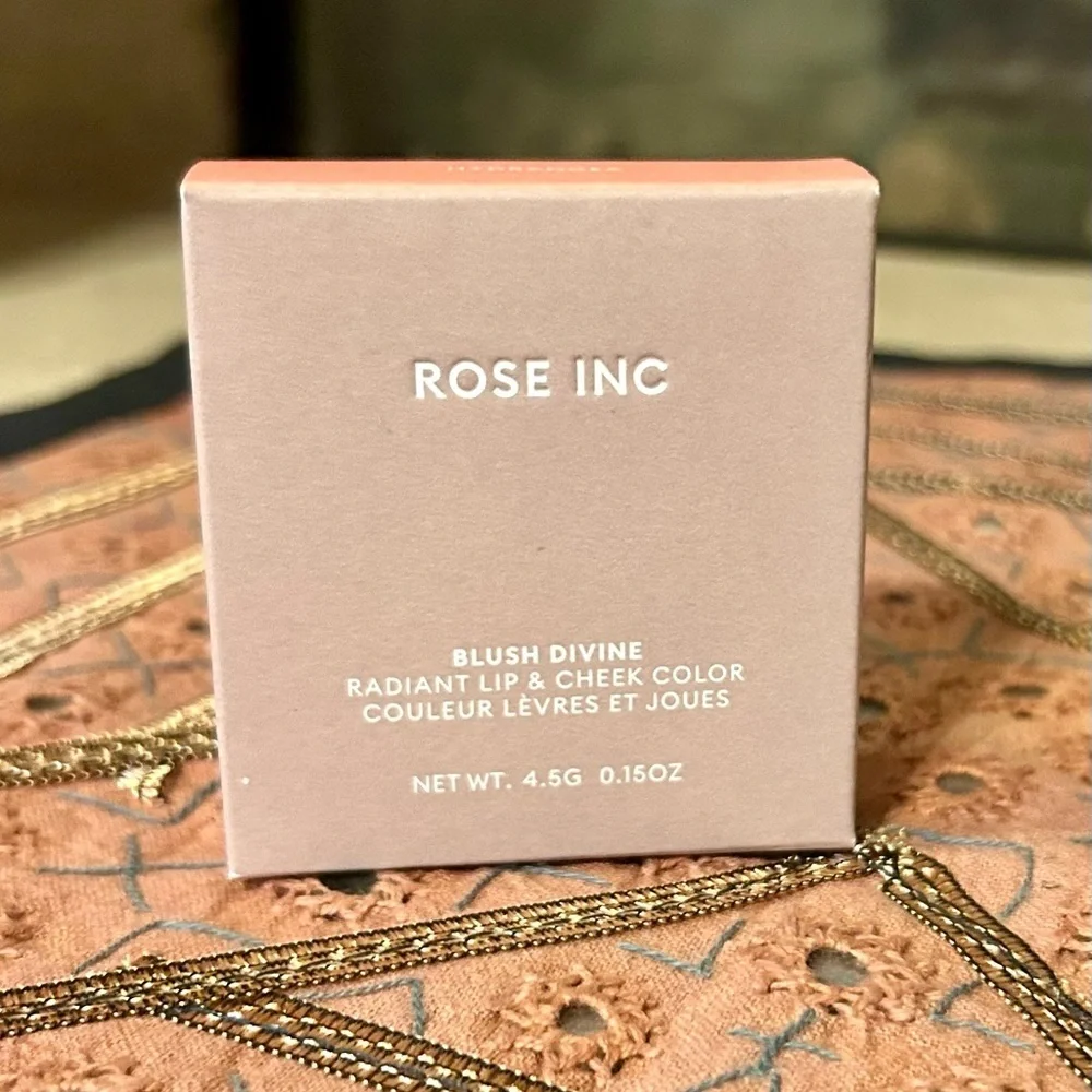 Rose Inc complexion into pink
